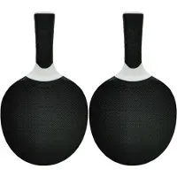 Torribaly Sportartikelen Siliconen Multi-Color Tafeltennisrackets Geschikt voor Beginners in Training en Competitie Zwart