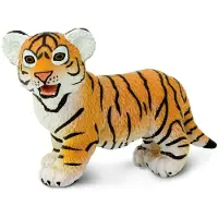 Safari Ltd. Bengaalse tijgerwelp-figuur - Levensecht 2,6" met de hand beschilderd