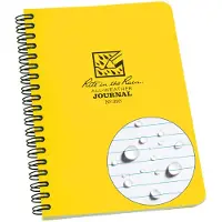 Rite in the rain Journal Notebook 393, 4 5/8" x 7", Yellow, notitieboek