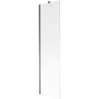 Mexen Next badwand 1-vleugel 50 x 150 , strepen, geweer metaalkleur - 895-050-000-00-09-95