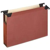 Pendaflex 1/2 Hangmapzakken met Swing Haken 1/3 Tab Letter Bruin 5/Doos