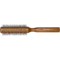 Efalock Rundbürste ROUND-STYLER 14-reihig 24 / 42 mm naturholz mit Kugelspitzen