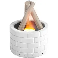 Exogio Simulatie Vlam Diffuser Kampvuur Luchtbevochtiger Geur Kantoor Thuis Aromatherapie Machine