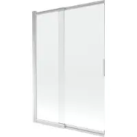 Mexen Fox badwand 2-delige schuifdeur 120 x 150 , transparant, chroom - 891-120-002-01-00