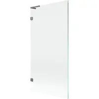 Mexen Lunar L badscherm 1-delig 90 x 150 , transparant, kanonmetaal - 897L-090-000-95-00