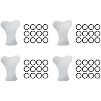 Melitt 48Pack Mist Maker Fogger Keramiek Schijven voor Luchtbevochtiger Onderdelen Transducer Schijven met Cap Tool