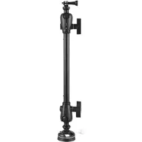 Semoic Verstelbare Kajak Camera Mount Basis Flitspaalhouders met Lange Arm Marine Boot Camera Beugel Accessoires-GP25