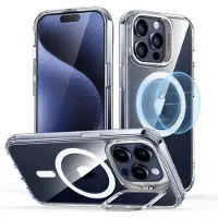 ESR voor iPhone 15 Pro Max-hoesje, compatibel met MagSafe, beschermhoesje van militaire kwaliteit, ingebouwde opbergstandaard voor telefoonhoesje,