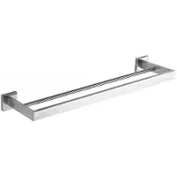 Mexen Vox dubbele handdoekhaak, chroom - 707025-00