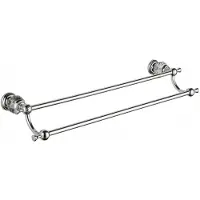 Mexen Estela dubbele handdoekhouder, chroom - 7011525-00