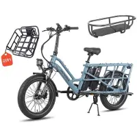 Fafrees Elektrische cargofiets - - FF20 CUV - 250 W - 48 V - 24 Ah - Blauw