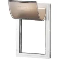 DUOKU Dierenluik - - CWM01-S - Aluminium - 133x224mm - Vergrendelingssysteem