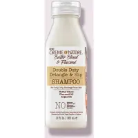 Creme of Nature Cr?me of Nature Double Duty Detangle & Slip Shampoo Botermix Arganolie Lijnzaadolie Hydraterende formule 12oz