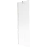 Mexen Next badwand scherm 1-delig 60 x 150 , strepen, geborsteld nikkel - 895-060-000-00-09-97