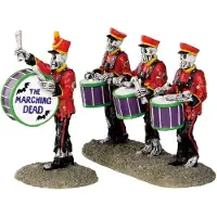 Lemax 32101 Drum Corpse Spooky Town Figure Set van 2 Halloween Decor Fi