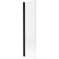 Mexen Mist badwand 1-delig 50 x 150 , transparant, zwart - 8A9-050-001-70-00