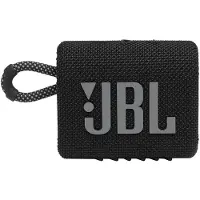 JBL - GO3 draagbare, waterdichte draadloze luidspreker - Zwart (vernieuwd)
