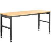 OEM Verstelbaar Bureautafel - - 48" x 20" - Capaciteit 2000 lb - Houten Bovenblad - metalen Frame