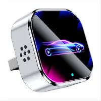 Melitt 2-in-1 slimme draadloze CarPlay Android Auto USB-autodongle AI-box, B