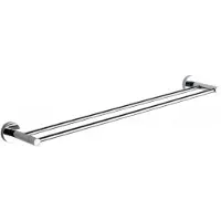 Mexen Remo dubbele handdoekhaak, chroom - 7050725-00