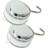 Tlily Zuignaphaak 4-pack vacuümkophaken, geschikt voor wandhaken tot 18 lb, keuken- en badkamerhangers