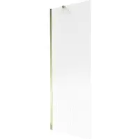 Mexen Next badwand scherm 1-deurs 70 x 150 , streepjes, goud - 895-070-000-00-09-50