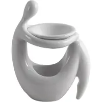 Torribaly Stijlvolle houder voor oliebrander, waxkaars, taartdiffuser, decoratie, spa, meditatie, slaapkamer, huis, cadeau, ornament