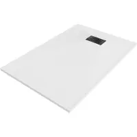 Mexen Hugo rechthoekige douchebak SMC 120 x 90 , wit, zwarte afdekking - 42109012-B