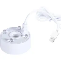 Semoic Mist Maker, USB-poort 4-kleurige LED-lampjes Mini Mist