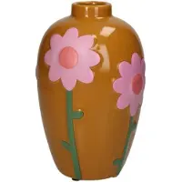 Diversen Vaas bloemen multi 13x13x20cm