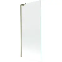 Mexen Next L enkelvleugelig douchescherm 80 x 150 , transparant, goud - 895-080-000-03-00-50