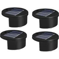 Torribaly 4-pack zonne-energie zwembadrandverlichting voor ingegraven zwembaden, hierboven