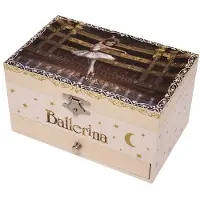 Leklyckan Muziek Sieraden Doos - Ballerina - Rechthoekige Vorm