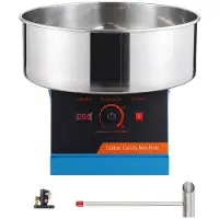 DUOKU Suikerspinmachine - - MHTJXM01L - 1000 W - RVS - Blauw