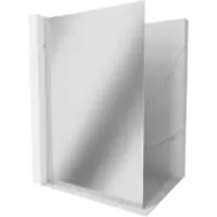 Mexen Kioto L Douchewand Walk-in 120 x 200 , spiegel, chroom - 800-120-103-01-50