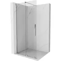 Mexen Velar schuifbare douchewand Walk-in 80 x 200 , transparant 8 mm, chroom - 871-080-000-03-01