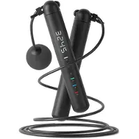 Semoic Tuya Slim Springtouw, APP-Gegevensanalyse, Workout-Springtouwen voor Thuisgymnastiek, voor Crossfit, Springtouwteller voor Oefeningen (A)