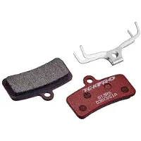 Rrp Q13RS Remblokken - 4 Zuiger Hars - Paar - Rood BA4052