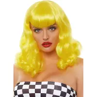Leg avenue Retro bang curly bob wig