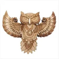 Typecat Houten uil, houten dierenmuurhanger, huisdecoratie, decoratie, ornament, Rus