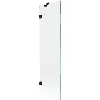 Mexen Lunar douchescherm 1-delig 50 x 150 , transparant, zwart - 897-050-000-70-00