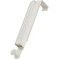 Jojomino Geen boren, opvouwbaar droogrek voor kleding, handdoekhaken, jas, hoed, wandhanger, kleefopberger, hangend, wit