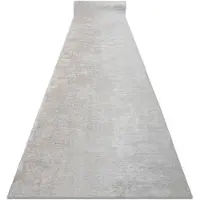 Rugsx Vloerbekleding met rubber bekleed LOTUS SMOOTH 52420 Melange beige wasbaar 120cm 120x120 cm