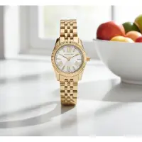Michael Kors MK3229 Dames Gouden Petite Lexington Horloge