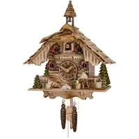 Engstler - 4441/22 - Cuckoo klok - Mechanisme met ketting, 1-daags opwinden - Notenhout