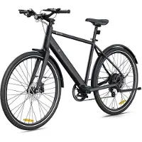 DYU Stroll 1 E-Bike 27.5, met banden 700 x 38C CST, verwijderbare batterij 36V 9Ah, 250W, 25km/h, zwart