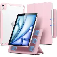 ESR Rebound Hybrid 360 Hoes Geschikt voor Apple iPad Air 11 (2024/2025/2026) Book Case Roze