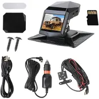 Melitt 1080P HD Dash Cam Auto Video Rijrecorder met Middenconsole Auto DVR Videorecorder Parkeermonitor met 32G Kaart