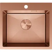 Mexen Solix roestvrijstalen spoelbak 1-kamer 500 x 450 , koper HC - 6402501000-65HC