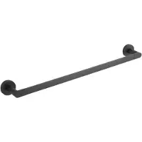 Mexen Tiber handdoekhouder, zwart - 7050524-70